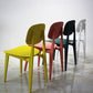 Scandinavian Stackable Dining Side Chair Plastic Armless Dining Chairs