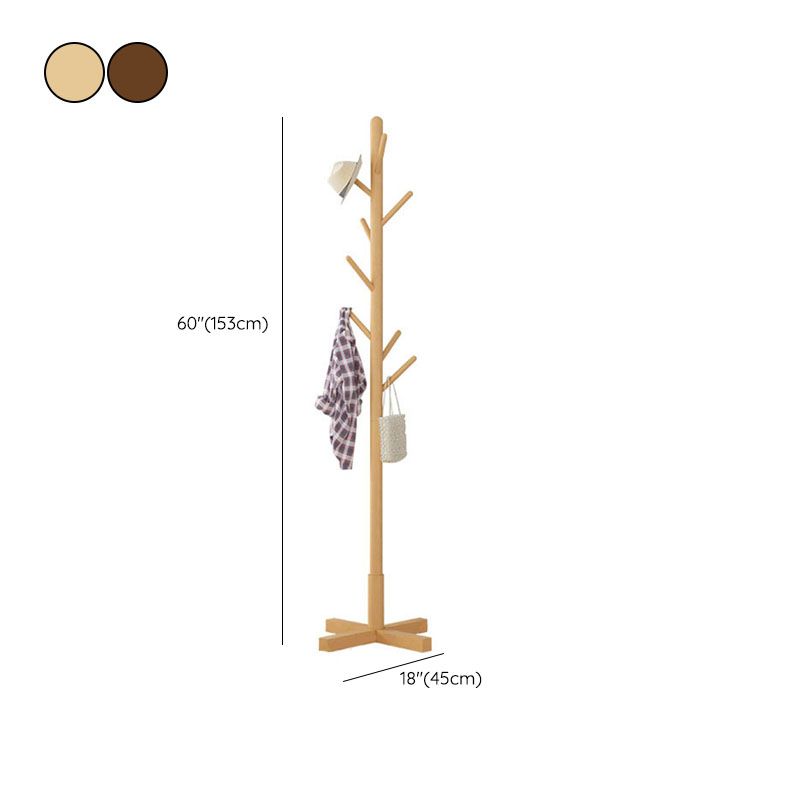 Houten hal staat halverwege de eeuw moderne vrijstaande hal staan ​​met haak