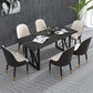 1/2/4/5/7 Pieces Dinette Set Modern Sintered Stone Dining Table Set with Chairs Clearhalo 'Dining Room Sets' 'Dining Tables & Seating' 'dining_room_set' 'furn' 'furn_dining_room_set' 'Furniture' 'furniture_dining_room_set' 'Kitchen & Dining Furniture' 'kitchen&dining_furn' 'kitchen' 1200x1200_b5402b15-7fb4-46cc-a661-2a53e80ec5de