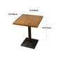 Industrial Style Dining Room Collection Solid Wood Dining Site Table for Home Clearhalo ' dining_table' 'Dining Tables & Seating' 'Dining Tables' 'furn' 'furn_dining_table' 'Furniture' 'furniture_dining_table' 'Kitchen & Dining Furniture' 'kitchen&dining_furn' 'kitchen' 'kitchen_dining_table' 1200x1200_b5419027-c8e5-4243-a7d5-45ed1145c7a9