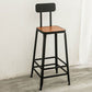 Industrial 1/2/9 Pieces Solid Wood Bar Table Set Fixed Bistro Set for Home Use Clearhalo 'Bar Furniture' 'furn' 'furn_home_bar_bar_sets' 'Furniture' 'Home Bars & Bar Sets' 'home_bar_bar_sets' 'Kitchen & Dining Furniture' 1200x1200_b5430c2f-1150-4488-a2dd-f26bf929b519