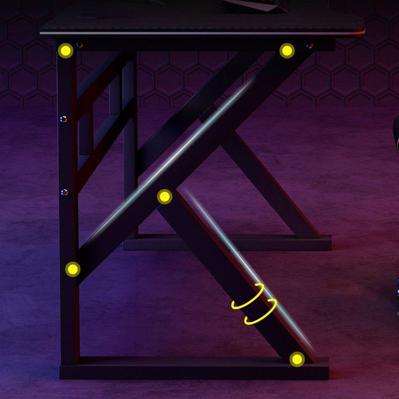 Escritorio de computadora en dormitorio escritorio de escritura de madera fabricada moderna