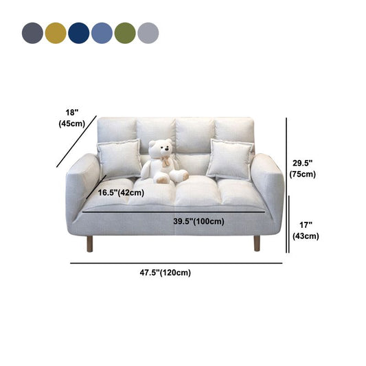 Divano convertibile per soggiorno per soggiorno per soggiorno per soggiorno per soggiorno di divano convertibile regolabile a braccio quadrato di lino contemporanei per soggiorno