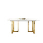 Luxury Sintered Stone Dining Table Rectangle Table with Double Pedestal in Gold Clearhalo ' dining_table' 'Dining Tables & Seating' 'Dining Tables' 'furn' 'furn_dining_table' 'Furniture' 'furniture_dining_table' 'Kitchen & Dining Furniture' 'kitchen&dining_furn' 'kitchen' 'kitchen_dining_table' 1200x1200_b5515741-fcda-4849-950b-f443cb04df89