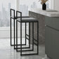 Modern Backrest Armless Counter Stool Iron Cafe Bar Stool with Velvet Cushion and Pedal Clearhalo 'Bar Furniture' 'Bar Stools' 'bar_stools' 'furn' 'furn_bar_stools' 'Furniture' 'furniture_bar_stools' 'Kitchen & Dining Furniture' 1200x1200_b5516e7a-a10b-4271-a6d0-5a7ac8d3fb7c