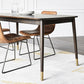 Rectangle 4 Legs Luxury Style Dining Table Wood Color Fixed Table of Solid Rubberwood Clearhalo ' dining_table' 'Dining Tables & Seating' 'Dining Tables' 'furn' 'furn_dining_table' 'Furniture' 'furniture_dining_table' 'Kitchen & Dining Furniture' 'kitchen&dining_furn' 'kitchen' 'kitchen_dining_table' 1200x1200_b55823bf-defb-4214-941d-7fb6622ffeaa