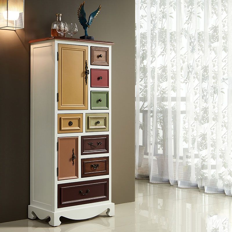 Kust opbergkast Dressoir Solid Wood Dresser met 7/8/10/12 laden