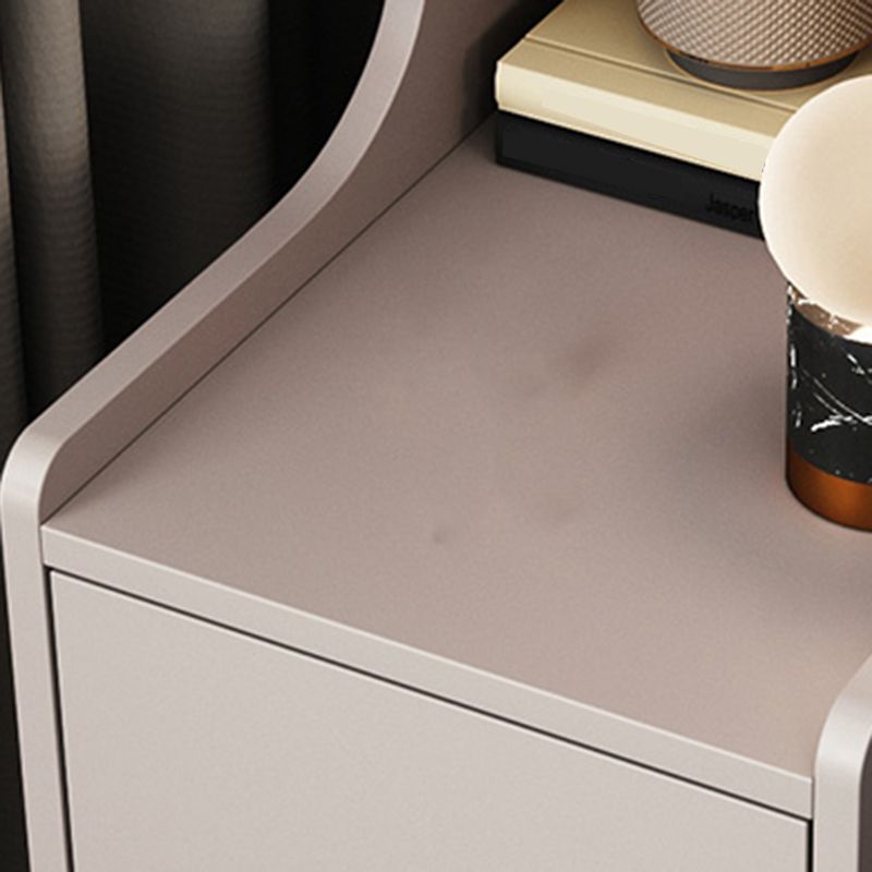 Glam Stone Top Bed Nightstand 2-Drawer Imitation Wood Legs Included Night Table Clearhalo 'Bedroom Furniture' 'furn' 'furn_night_stand' 'Furniture' 'night_stand' 'Nightstands' 1200x1200_b55d4e94-74b6-4da2-bb14-6d57480ab87e