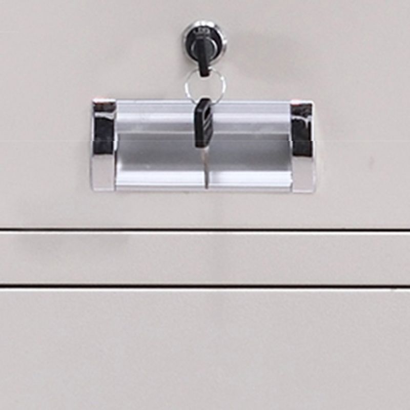 Zeitgenössische Dateischränke Metallrahmen Durchserfarbhöre mit Schlüsselschlos