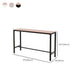 Modern Bar Table Brown Top Dining Table for Kitchen Living Room Coffee Room Clearhalo 'Bar Furniture' 'Bar Tables' 'bar_tables' 'furn' 'furn_bar_tables' 'Furniture' 'Kitchen & Dining Furniture' 1200x1200_b55fbfb0-95cf-47dc-bc5e-638cb4e8077d