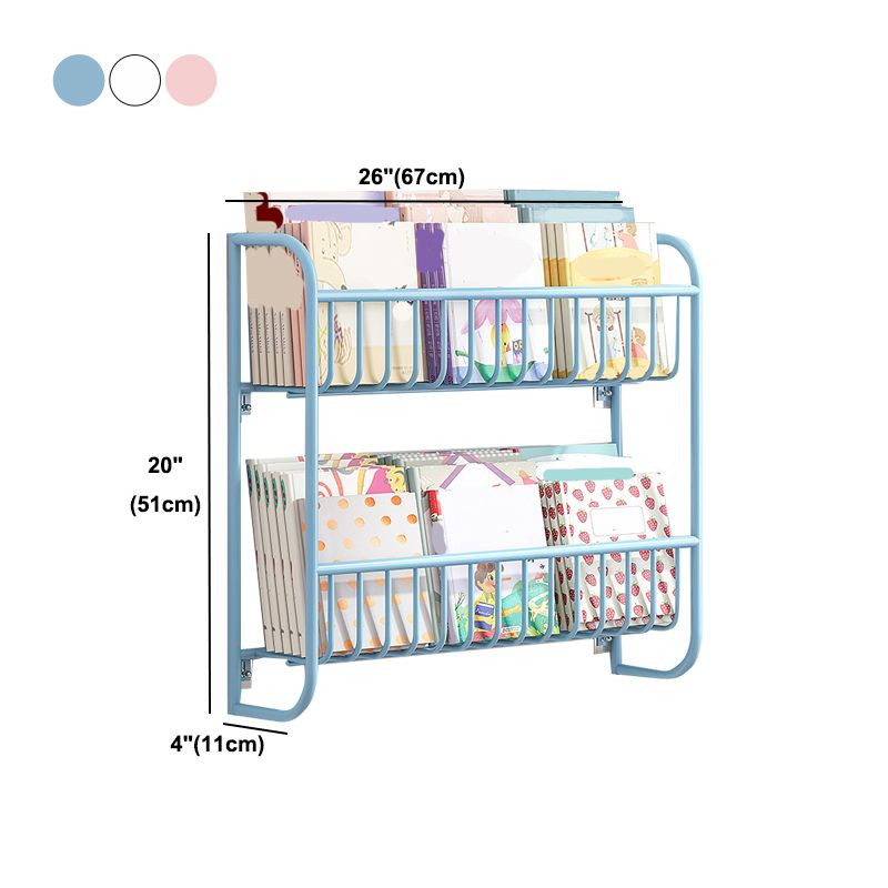 Closed Back Bookshelf Wall Mounted Scandinavian Style Bookcase for Office Study Room Clearhalo 'Bookcases' 'furn' 'furn_bookcases' 'Furniture' 'furniture_bookcases' 'kitchen' 'kitchen_bookcases' 'Living Room Furniture' 'Office Furniture' 1200x1200_b56070fa-180e-4412-a0ac-c7cfb2847450