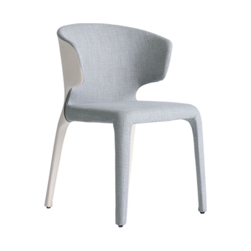 Modern Metal Dining Room Chair Wingback Arm Single Chair for Home Use Clearhalo ' kitchen&dining_furn' 'Dining Chairs' 'Dining Tables & Seating' 'dining_chair' 'furn' 'furn_dining_chair' 'Furniture' 'furniture_dining_chair' 'Kitchen & Dining Furniture' 'kitchen' 1200x1200_b5630b2f-5ddd-447f-a3b9-f6e759a480d1
