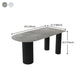 Sintered Stone Dining Table Modern Home Dining Table with Metal Base Clearhalo ' dining_table' 'Dining Tables & Seating' 'Dining Tables' 'furn' 'furn_dining_table' 'Furniture' 'furniture_dining_table' 'Kitchen & Dining Furniture' 'kitchen&dining_furn' 'kitchen' 'kitchen_dining_table' 1200x1200_b56357a9-80ff-4d6c-aff2-172288e83da9