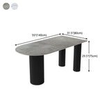 Sintered Stone Dining Table Modern Home Dining Table with Metal Base Clearhalo ' dining_table' 'Dining Tables & Seating' 'Dining Tables' 'furn' 'furn_dining_table' 'Furniture' 'furniture_dining_table' 'Kitchen & Dining Furniture' 'kitchen&dining_furn' 'kitchen' 'kitchen_dining_table' 1200x1200_b56357a9-80ff-4d6c-aff2-172288e83da9