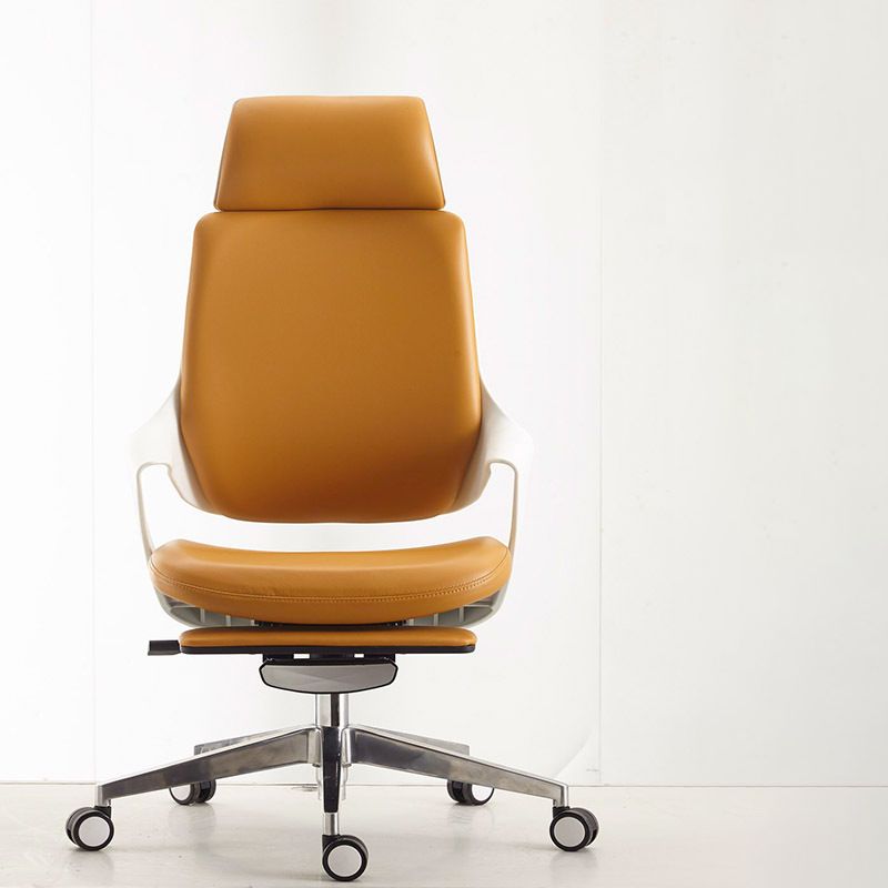 Contemporary Office Chair Fixed Arms Adjustable Seat Height Managers ...