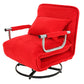 Chaise rembourrée de couleur de couleur raboteur de swivel moderne avec oreiller avec oreiller