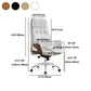 High Back Arm Werkstoel Modern Faux Leather Executive Chair