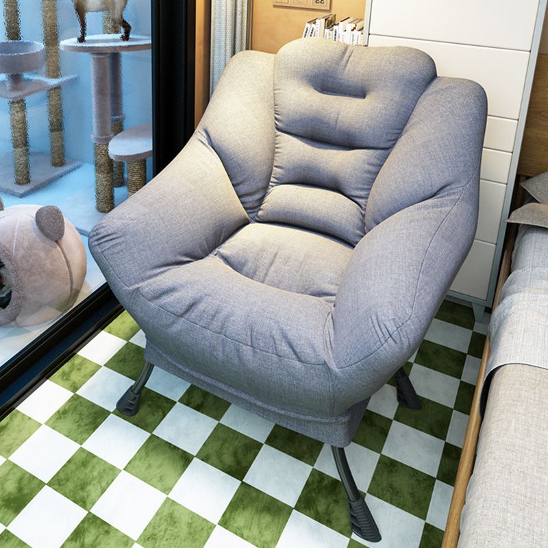 Scandinavian Accent Chair Solid Color Bedroom Reclining Basic Four Leg Arm Chair Clearhalo 'Accent Chairs' 'accent_chairs' 'Chairs & Seating' 'furn' 'furn_accent_chairs' 'Furniture' 'Living Room Furniture' 1200x1200_b567bc6d-972b-48a8-b479-4c407502f959