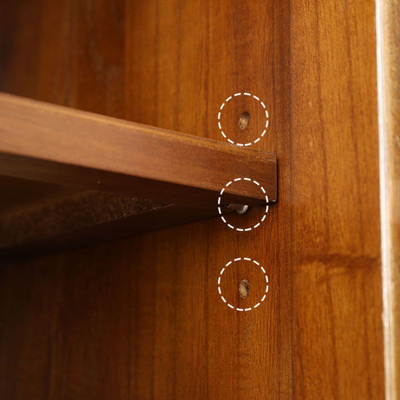 Porta della credenza in stile glam in legno massiccio e sideboard del cassetto per soggiorno