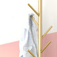 Contemporary Coat Hanger Metal Marble Detached Floor Coat Rack Living Room Clearhalo 'Entry & Mudroom Furniture' 'furn' 'furn_hall_tree_coat_racks' 'Furniture' 'Hall Trees & Coat Racks' 'hall_tree_coat_racks' 1200x1200_b568854a-e0c5-489f-a204-504759df681e