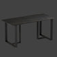 Stone Double Pedestal Table Industrial Style Dining Table for Dinner Kitchen Home Clearhalo ' dining_table' 'Dining Tables & Seating' 'Dining Tables' 'furn' 'furn_dining_table' 'Furniture' 'furniture_dining_table' 'Kitchen & Dining Furniture' 'kitchen&dining_furn' 'kitchen' 'kitchen_dining_table' 1200x1200_b569c3de-9602-435d-974d-33e8e95504d5