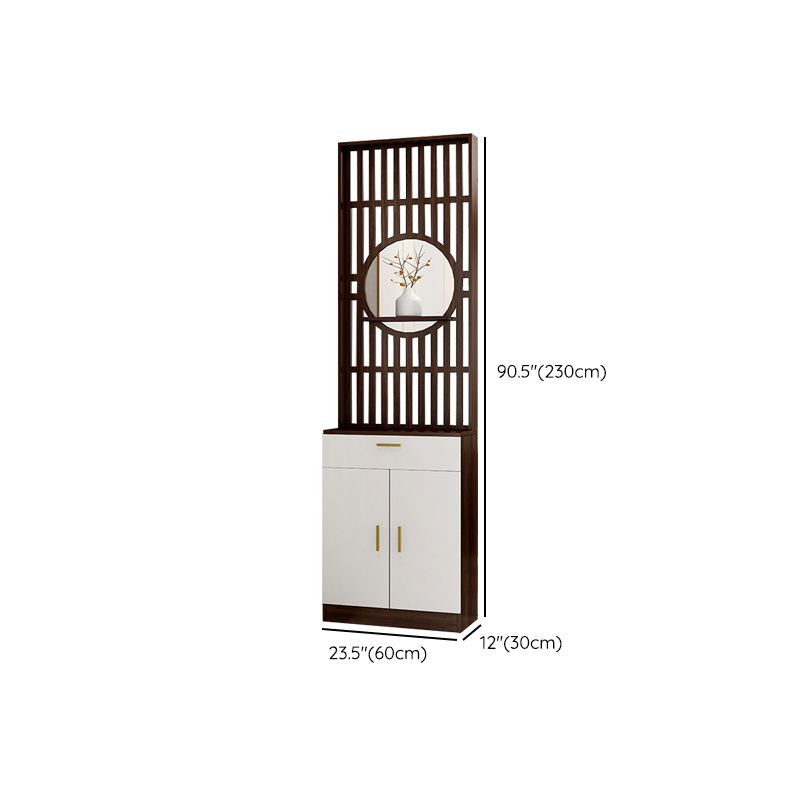 Contemporary Style Wooden 11.81" Wide Accent Cabinet with Door Clearhalo 'Cabinets & Chests' 'cabinets_chests' 'furn' 'furn_cabinets_chests' 'Furniture' 'Living Room Furniture' 1200x1200_b56a5d19-cfab-4f4c-9933-72543c65a669