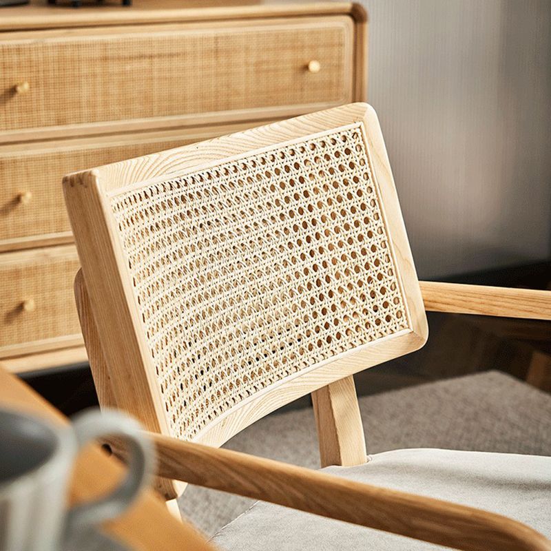 Contemporary Kitchen Dining Chairs Upholstered Chairs with Wood Base