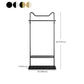 Moderner Stil Metallic -Gack Rack Feste Farben Haken Design freistehender Kleiderstange