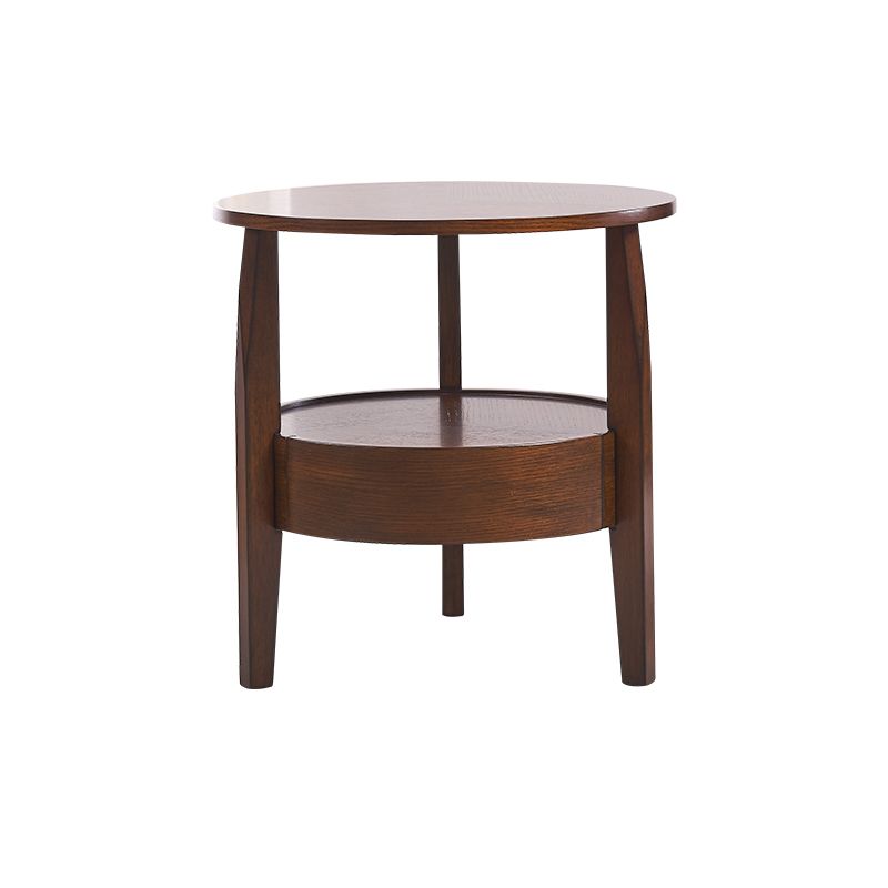 24" L x 24" W Farmhouse Side End Table Wooden Side Table with Shelve and Drawer Clearhalo 'Coffee & Accent Tables' 'End & Side Tables' 'end_side_table' 'end_side_tables' 'furn' 'furn_end_side_tables' 'Furniture' 'furniture_end_side_table' 'Living Room Furniture' 1200x1200_b56e6973-32f9-4f66-8ba4-b42c482007a0