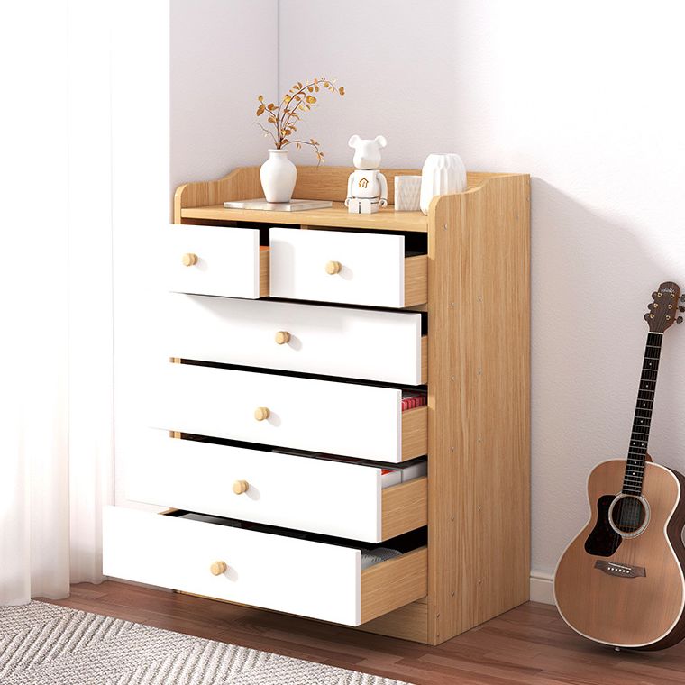 Modern Wooden Chest Bedroom Vertical Storage Chest with 4 / 5 / 6 Drawers Clearhalo 'Bedroom Furniture' 'Dressers & Chests' 'dressers_chests' 'furn' 'furn_dressers_chests' 'Furniture' 1200x1200_b57004c3-9177-4bec-ad4d-1f64ca2cbb3b