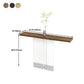 29.52" High Solid Wood Sofa Table Scratch Resistan Rectangle Console Table