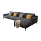 L-shape 4-seater Fabric Sectional Slipcovered Square Arm Sectional Clearhalo 'furn' 'furn_sectionals' 'Furniture' 'Living Room Furniture' 'Sectionals' 1200x1200_b574f684-079a-43b4-a271-869ec93450ed