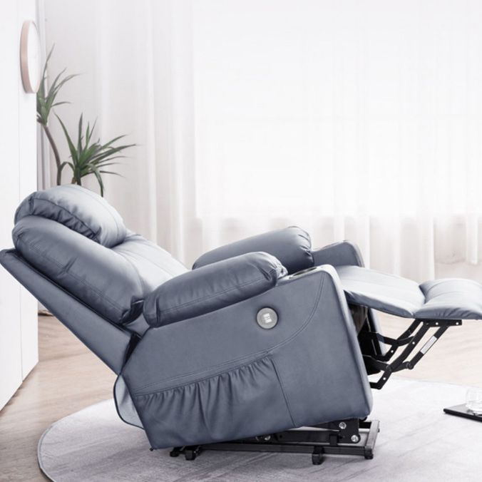 Power-Remote Type Standard Recliner Swivel Base Recliner Chair Clearhalo 'Chairs & Seating' 'furn' 'furn_recliners' 'Furniture' 'Living Room Furniture' 'Recliners' 1200x1200_b5751c3b-3e6c-434c-b7b7-08f79091be64