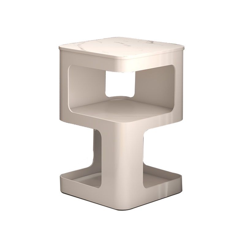 Glam Accent Table Nachtstand metaal/stenen nachttafel voor slaapkamer