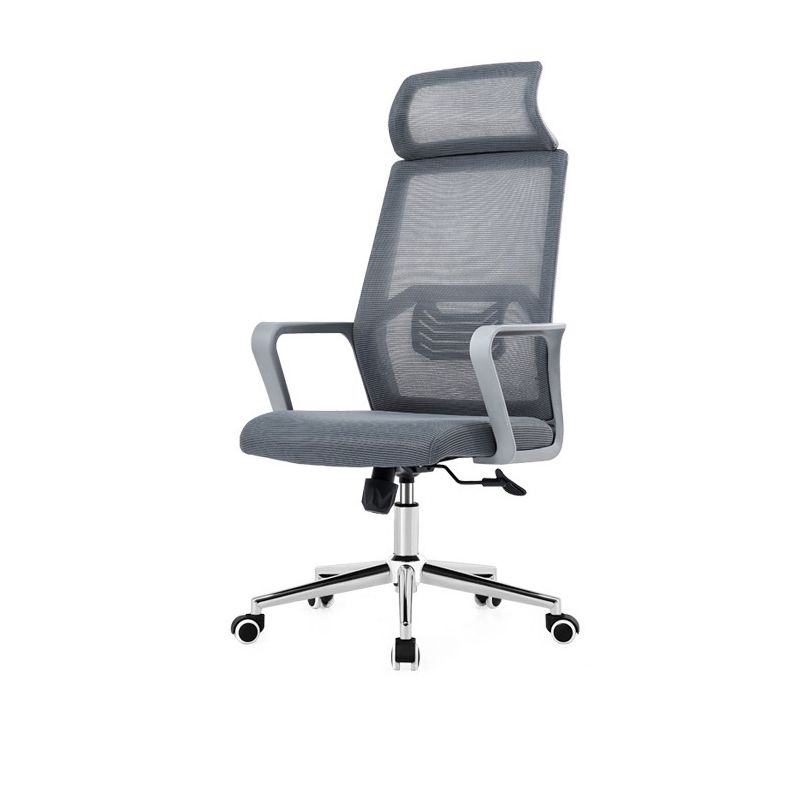 Fixed Arms Office Chair No Distressing Ergonomic Chair with Wheels Clearhalo 'furn' 'furn_office_chair' 'Furniture' 'Office Chairs' 'Office Furniture' 'office_chair' 1200x1200_b57cd075-14aa-4e9a-bb9f-03813ecc18c0