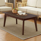 Scandinavian Solid Wood Coffee Table with 4 Legs Coffee Cocktail Table Clearhalo 'Coffee & Accent Tables' 'Coffee Tables' 'coffee_tables' 'furn' 'furn_coffee_tables' 'Furniture' 'Living Room Furniture' 1200x1200_b57f5fed-9291-42da-91de-e41720551197