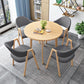 Minimalist Round Shape MDF Table Standard Dining Table for Kitchen Clearhalo ' dining_table' 'Dining Tables & Seating' 'Dining Tables' 'furn' 'furn_dining_table' 'Furniture' 'furniture_dining_table' 'Kitchen & Dining Furniture' 'kitchen&dining_furn' 'kitchen' 'kitchen_dining_table' 1200x1200_b5818fc4-a7a3-4387-8a33-9b0bf461dd77