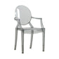Scandinavian Style Dining Chair Home Acrylic Open Back Dining Chair with Arm Clearhalo ' kitchen&dining_furn' 'Dining Chairs' 'Dining Tables & Seating' 'dining_chair' 'furn' 'furn_dining_chair' 'Furniture' 'furniture_dining_chair' 'Kitchen & Dining Furniture' 'kitchen' 1200x1200_b582b814-78d4-4daa-ba5c-f03402cdaa04