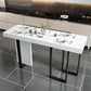 Rectangle Bar Table Contemporary Bar Dining Table with 4 Gold Legs Clearhalo 'Bar Furniture' 'Bar Tables' 'bar_tables' 'furn' 'furn_bar_tables' 'Furniture' 'furniture_bar_tables' 'Kitchen & Dining Furniture' 1200x1200_b585e728-2ea9-4e36-b334-6573484cf985
