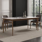 Solid Wood Mid-Century Modern Table Rectangular Sintered Stone Top Table for Dining Room Clearhalo ' dining_table' 'Dining Tables & Seating' 'Dining Tables' 'furn' 'furn_dining_table' 'Furniture' 'furniture_dining_table' 'Kitchen & Dining Furniture' 'kitchen&dining_furn' 'kitchen' 'kitchen_dining_table' 1200x1200_b5875a43-1bfa-4903-8d6d-72e8ce567eba