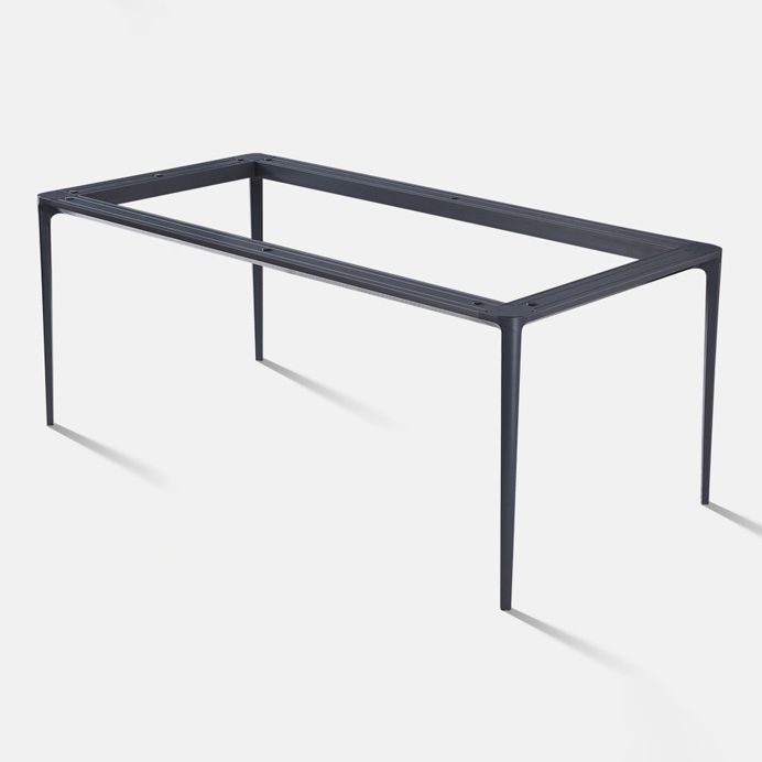Contemporary Rectangle Dining Table Sintered Stone Dining Table with 4 Grey Legs Clearhalo ' dining_table' 'Dining Tables & Seating' 'Dining Tables' 'furn' 'furn_dining_table' 'Furniture' 'furniture_dining_table' 'Kitchen & Dining Furniture' 'kitchen&dining_furn' 'kitchen' 'kitchen_dining_table' 1200x1200_b5876790-92e9-4338-9a42-18a16ebf8191