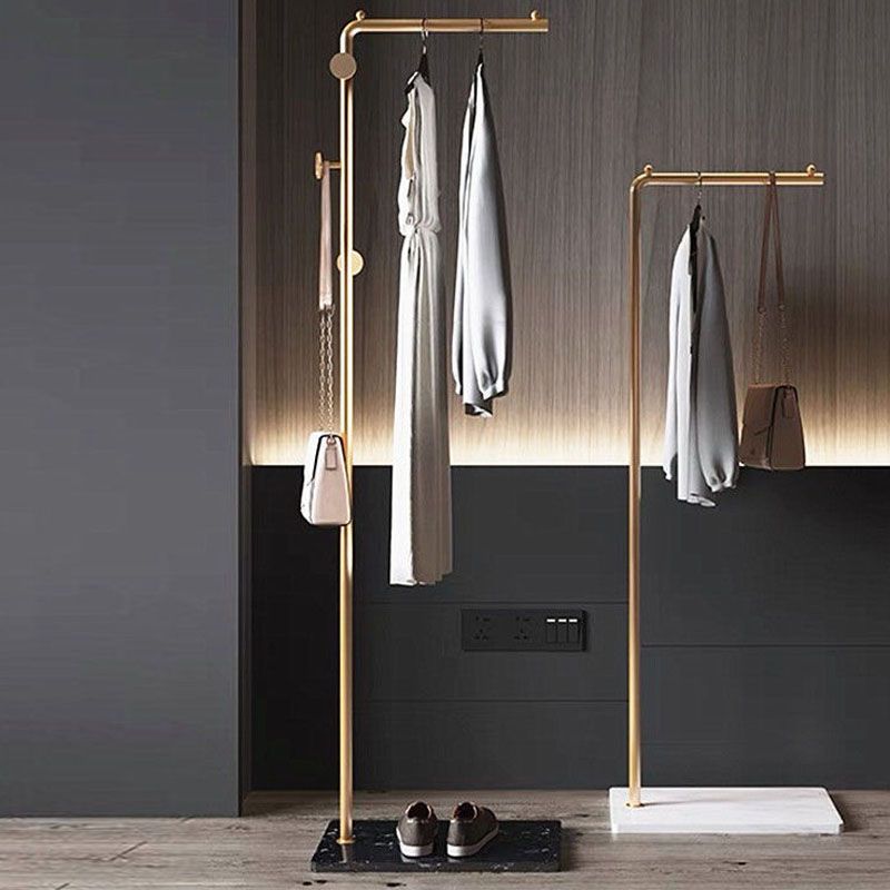Kleiderregal Eingangs -Kit Hängende Schiene frei stehende Kleiderbügel