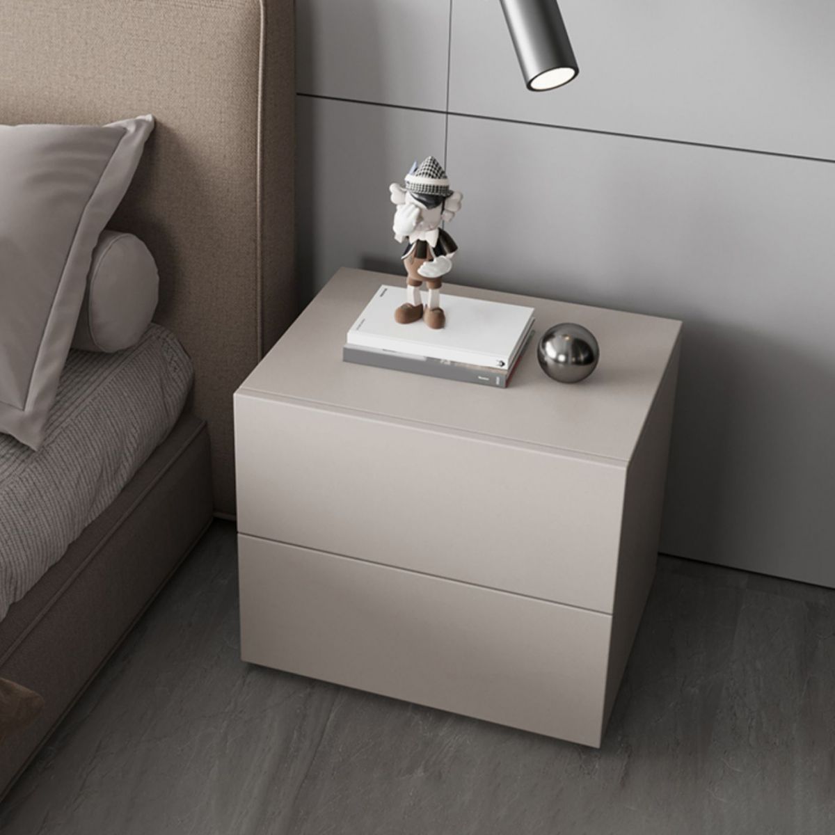 Modernism Accent Table Nightstand Drawers Storage Bed Nightstand for Home Clearhalo 'Bedroom Furniture' 'furn' 'furn_night_stand' 'Furniture' 'night_stand' 'Nightstands' 1200x1200_b58813b9-fe23-471b-8ec2-7835be8773d5