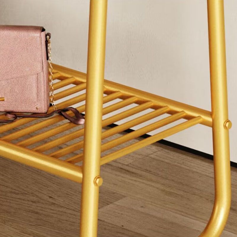 Moderne kledinghanger jas haken vrijstaand kaprek met opbergplanken