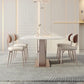 Nordic Sintered Stone Top Dining Set Rectangular 1/4/5/7/9 Pieces Dining Area Table Set Clearhalo 'Dining Room Sets' 'Dining Tables & Seating' 'dining_room_set' 'furn' 'furn_dining_room_set' 'Furniture' 'Kitchen & Dining Furniture' 1200x1200_b58d1753-d9b8-4b17-8df4-768e30856d58