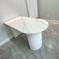 Contemporary Sintered Stone Irregular Shape Dining Table Standard White Dining Table for Kitchen Clearhalo ' dining_table' 'Dining Tables & Seating' 'Dining Tables' 'furn' 'furn_dining_table' 'Furniture' 'furniture_dining_table' 'Kitchen & Dining Furniture' 'kitchen&dining_furn' 'kitchen' 'kitchen_dining_table' 1200x1200_b58d4840-835a-426a-829b-cf67f8463f4e
