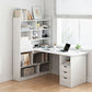 28.15-Inch Modern & Contemporary L-Shape Wooden Desk Bedroom with Bookshelf Writing Desk Clearhalo 'furn' 'furn_office_desk' 'Furniture' 'Office Desks' 'Office Furniture' 'office_desk' 1200x1200_b58da8db-f9cd-495e-aa1c-b0bce36c7768