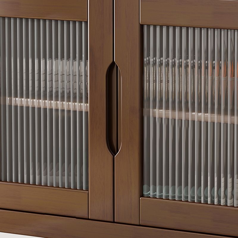 Solid Wood Buffet Table Modern 34.25-inch Side Board with Cabinets and Drawers Clearhalo 'buffet_sideboard' 'Buffets & Sideboards' 'furn' 'furn_buffet_sideboard' 'Furniture' 'Kitchen & Dining Furniture' 1200x1200_b591e53d-a33d-4eda-ae0e-ed1d9bb7d996