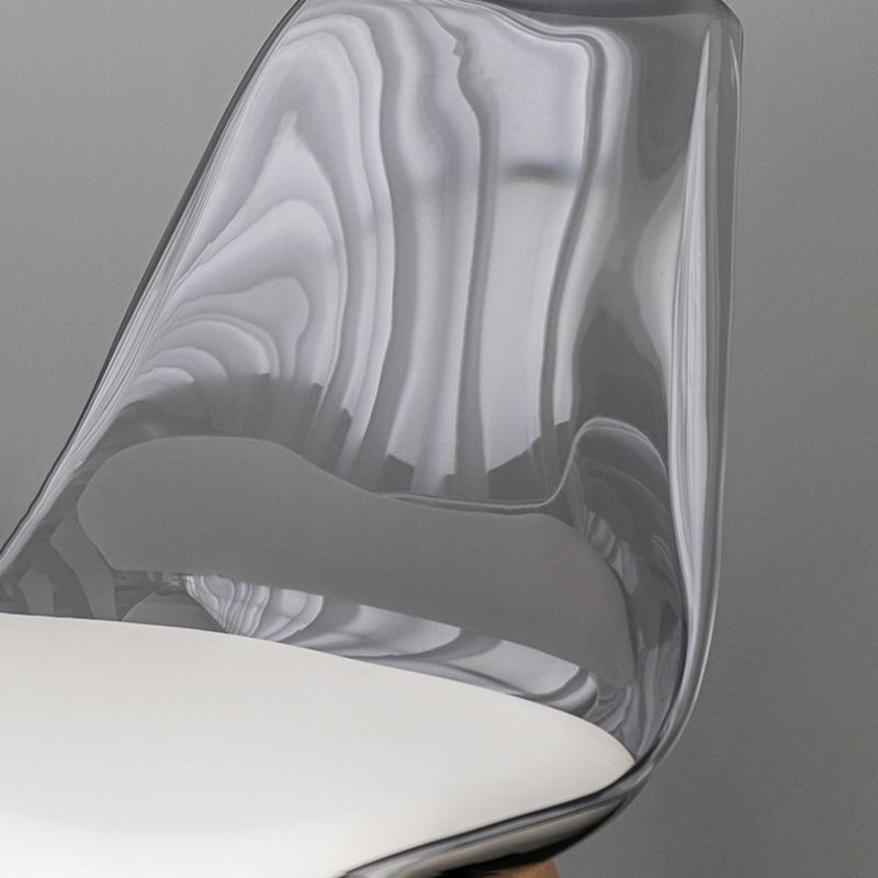 Scandinavian Style Leather Dining Chairs Solid Back Chairs with Wooden Legs Clearhalo ' kitchen&dining_furn' 'Dining Chairs' 'Dining Tables & Seating' 'dining_chair' 'Furniture' 'furniture_dining_chair' 'Kitchen & Dining Furniture' 'kitchen' 1200x1200_b5923ebc-8f4f-4262-9049-ce62bbd7742e