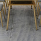 Traditional Luxury Dining Table Rectangle 4 Legs Dining Table with Gold Frame Clearhalo 'Dining Tables & Seating' 'Dining Tables' 'dining_table' 'furn' 'furn_dining_table' 'Furniture' 'furniture_dining_table' 'Kitchen & Dining Furniture' 'kitchen' 'kitchen_dining_table' 1200x1200_b5925307-941b-4010-8ebf-8dabf97b8a63